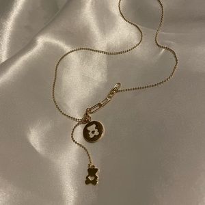 Hollow Bear Instagram Necklace NEW Korean Style